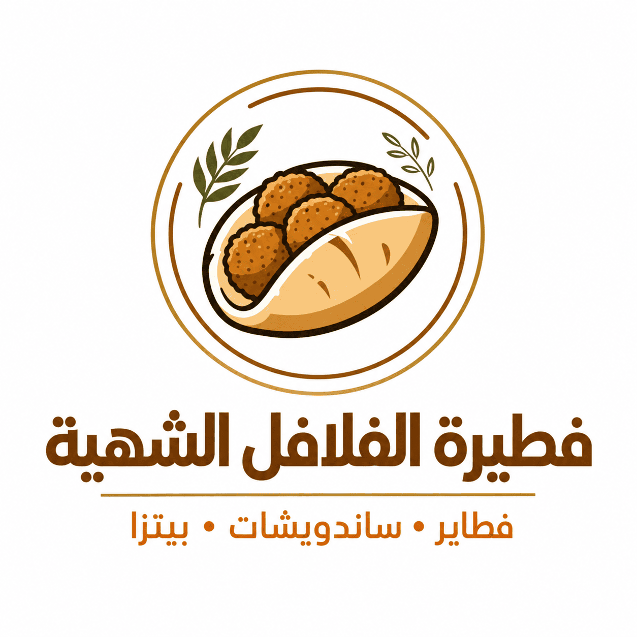 فطيرة الفلافل الشهية